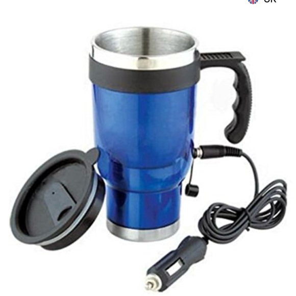 New Home Other - 2 NEW HOME ACCENTS STAINLESS STEEL TRAVEL MUG W/AC CAR ADAPTERS $19 Each